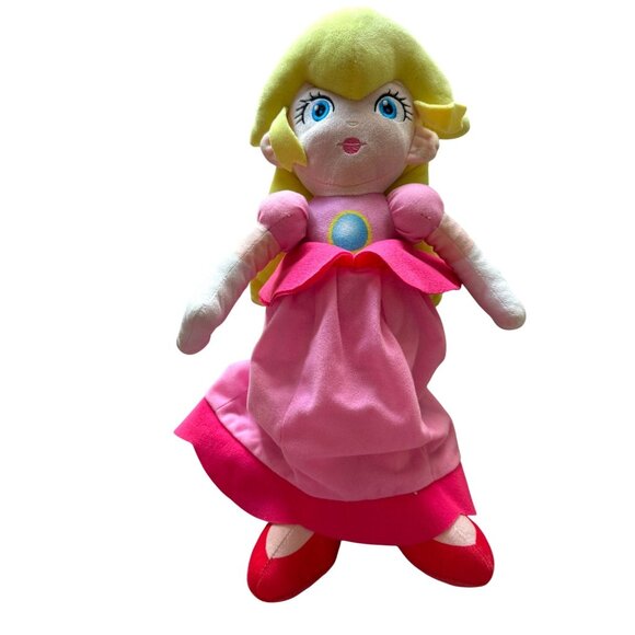 Nintendo Princess Peach Plush Doll – 2022 – Super Mario Bros. - Picture 1 of 9